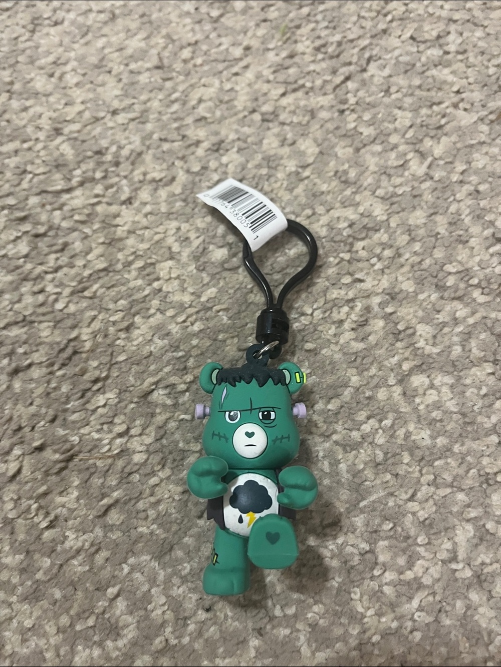 Grumpy bear keychain